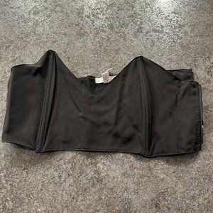 UO Black Zippered Bandeaus